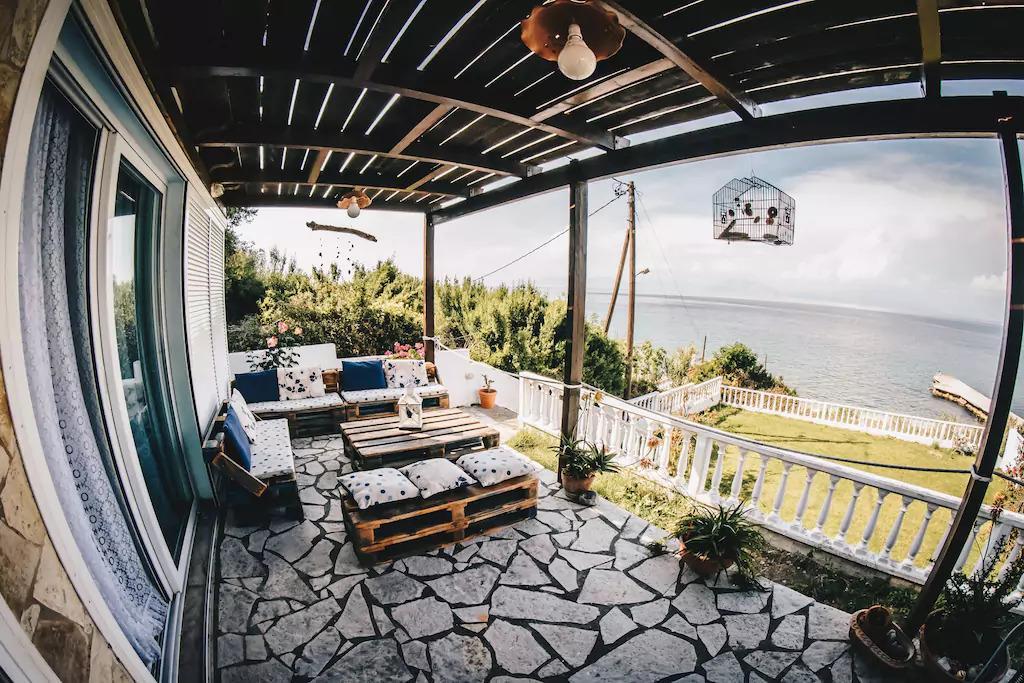 Villa Galanis By The Sea Niforeika Exteriör bild